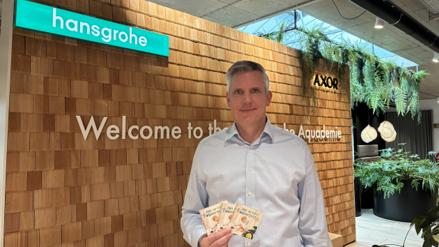 125 Jahre Hansgrohe: Wie ein Pixi-Buch die Markenwelt erzählt - Jörg Hass, Unternehmenssprecher Hansgrohe Group in Schiltach - Quelle: Hansgrohe Group